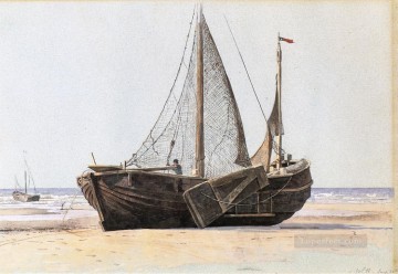 William Stanley Haseltine Painting - Barco marino de Blankenberg William Stanley Haseltine